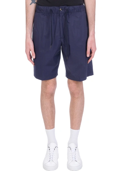 Shop Pt01 Shorts In Blue Cotton