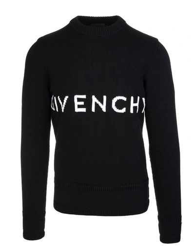 Shop Givenchy Man  4g Pullover In Black Cotton