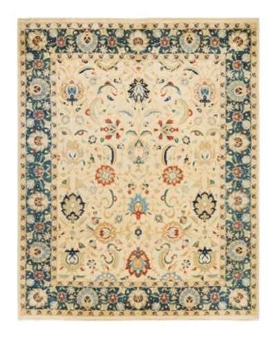 Shop Adorn Hand Woven Rugs Mogul M1749 8'2" X 10'3" Area Rug In Ivory