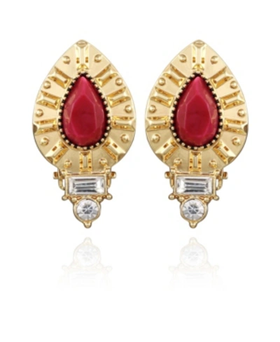 Shop T Tahari Gypsy Revival Clip Earring In Gold-tone