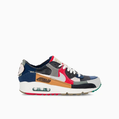 Nike Air Max 90 Legacy Patchwork Canvas, Ripstop And Mesh Sneakers In Multicolor