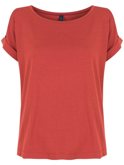 Shop Lygia & Nanny Rolled-sleeve T-shirt In Rot
