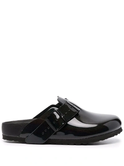 Shop Rick Owens X Birkenstock Boston Clogs In Black