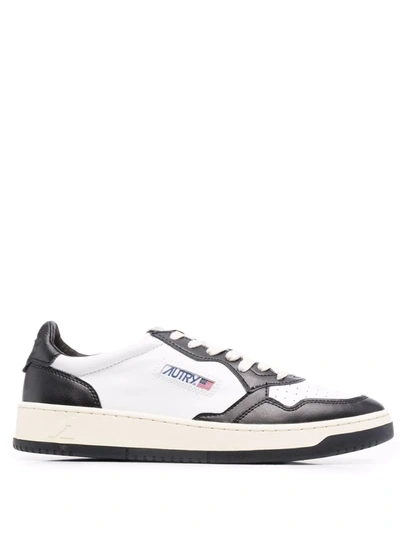 Shop Autry Medalist Low-top Sneakers In White ,black