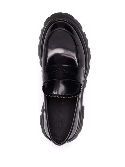 Shop Alexander Mcqueen Flat Shoes Black