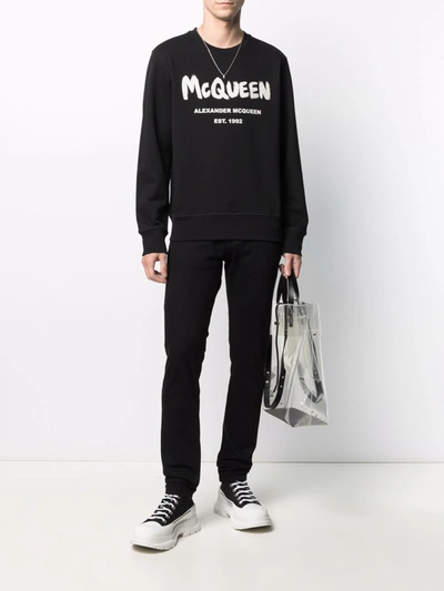 Shop Alexander Mcqueen Jeans Black