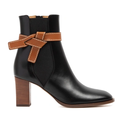 Shop Loewe Gate Boots Shoes In Black