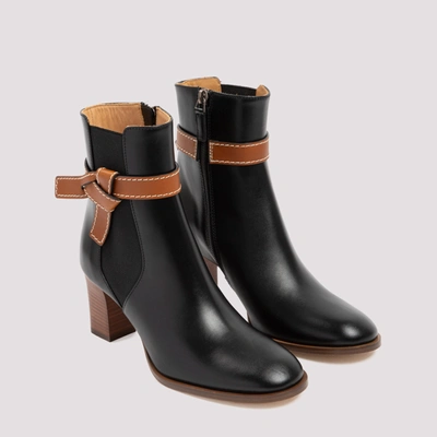 Shop Loewe Gate Boots Shoes In Black