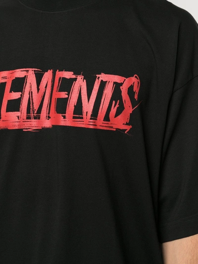 Shop Vetements T-shirts And Polos Black