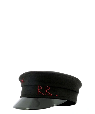 Shop Ruslan Baginskiy "baker Boy" Hat In Black  