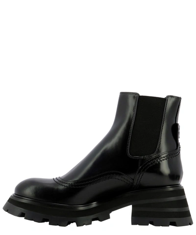 Shop Alexander Mcqueen "wander Chelsea" Ankle Boots In Black  