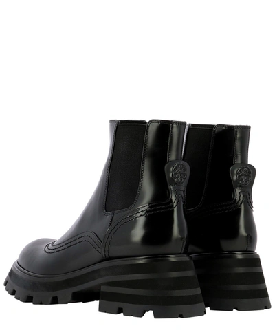 Shop Alexander Mcqueen "wander Chelsea" Ankle Boots In Black  