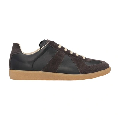 Shop Maison Margiela Replica Sneakers In Black