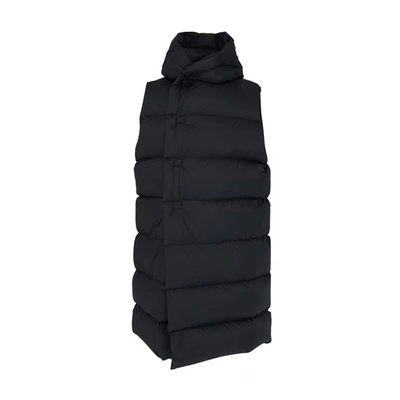 Shop Rick Owens Sleeveless Puffer Jacket In Black