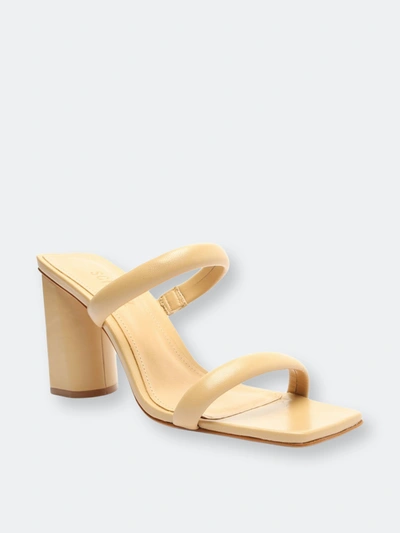 Shop Schutz Ully Leather Sandal In Yellow