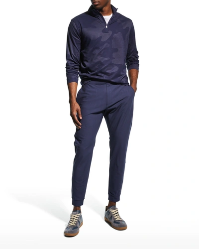 Shop Peter Millar Men's Hyperlight Performance Sweatpants In Navy