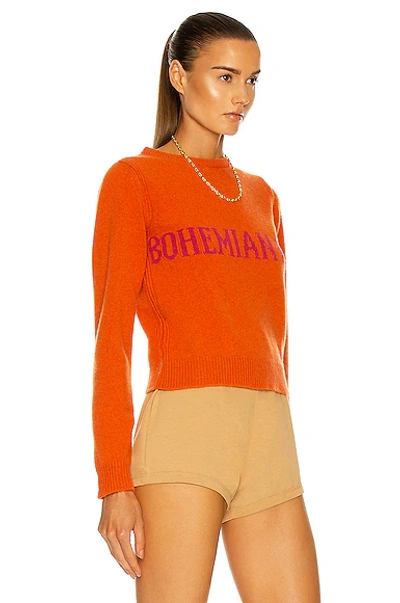 Shop Alberta Ferretti Bohemian Life Sweater In Fantasy Print Red