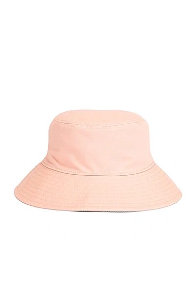Shop Acne Studios Buko Face Bucket Hat In Light Pink