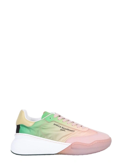 Shop Stella Mccartney Loop Lace-up Sneakers In Multicolour