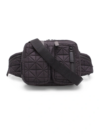 Shop Veecollective Vee Collective Nylon Belt Bag In Black