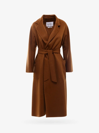 Shop Max Mara Coat In Brown