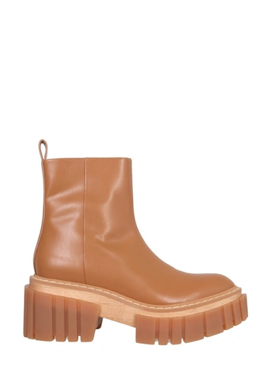 Stella Mccartney Emilie Platform Boot In Buff