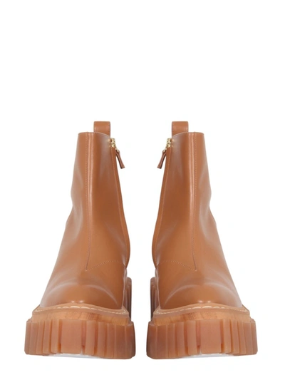 Stella Mccartney Emilie Platform Boot In Buff
