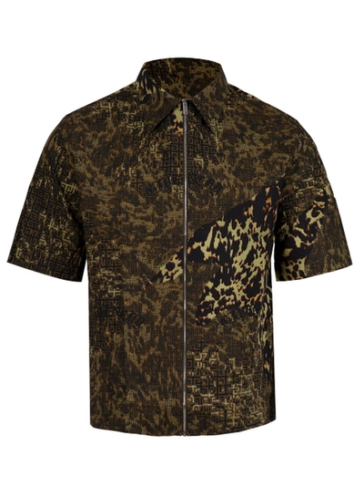 Shop Givenchy 4g Boxy Fit Short-sleeve Shirt Brown