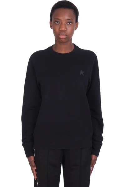 Shop Golden Goose Athena Sweatshirt In Black Cotton