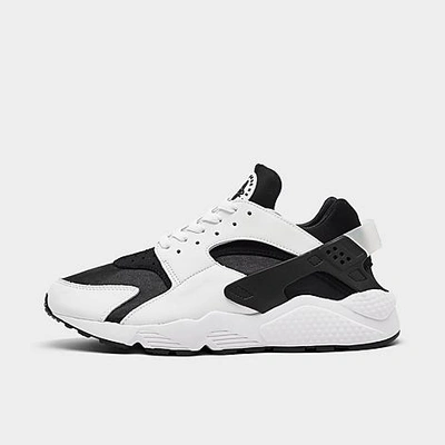 Shop Nike Men's Air Huarache Casual Shoes In Black/white/black