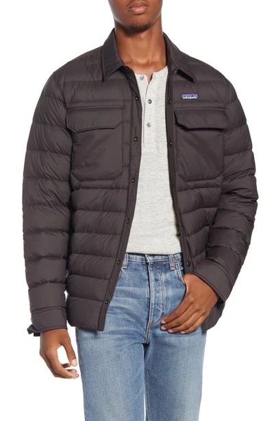 Shop Patagonia Silent Water Repellent 700-fill Power Down Shirt Jacket