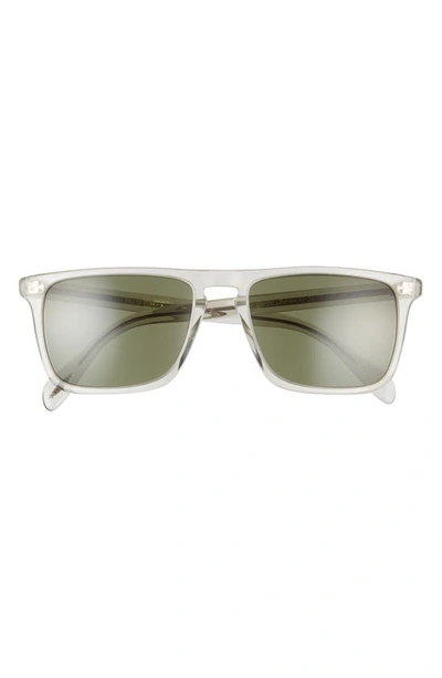 Shop Oliver Peoples Bernardo 54mm Square Sunglasses In Black Diamond / G-15