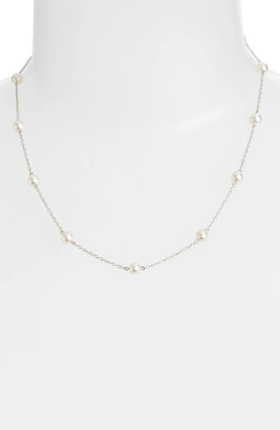 Shop Mikimoto Chain & Pearl Necklace