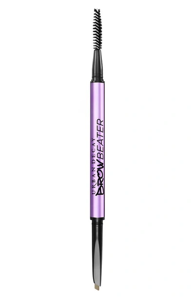 Shop Urban Decay Brow Beater Waterproof Brow Pencil & Spoolie In Taupe Trap