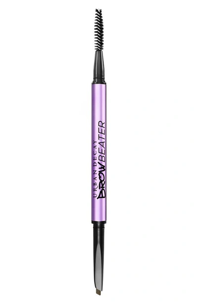 Shop Urban Decay Brow Beater Waterproof Brow Pencil & Spoolie In Dark Drapes