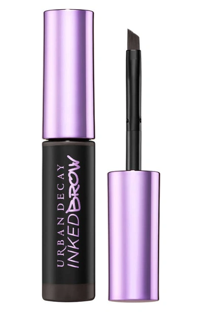 Shop Urban Decay Inked Brow Gel In Dark Drapes