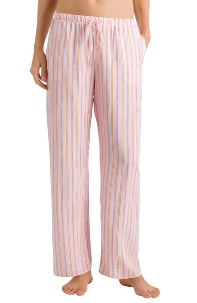 Shop Hanro Stripe Pajama Pants In Jolly Stripe