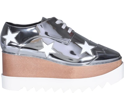 Shop Stella Mccartney Elyse Wedge In Silver