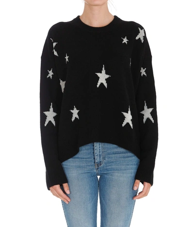 Shop Zadig & Voltaire Markus Star Sweater In Black