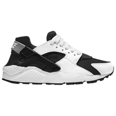 Shop Nike Boys  Huarache Run In Black/white/black