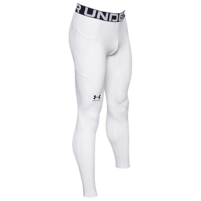 Under Armour Cg Armour Compression Tights In White/black