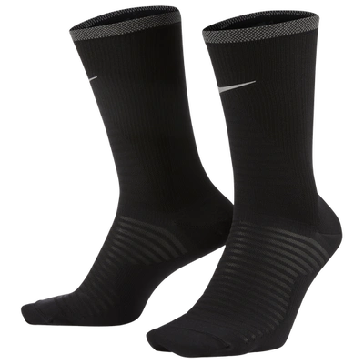 Shop Nike Mens  Spark Lightweight Crew Socks In Black/reflective Silver