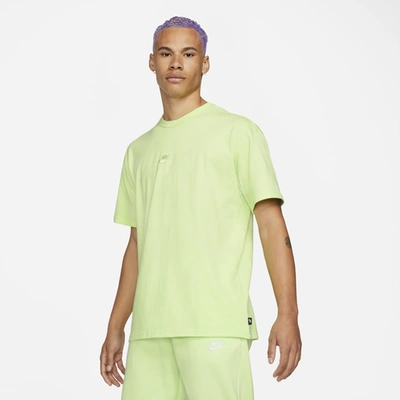 Shop Nike Mens  Premium Essentials T-shirt In Volt/volt