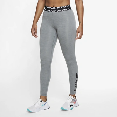 Shop Nike Womens  Df Pro Grx Tight In Gray