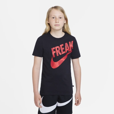 Nike Kids' Giannis Dri-fit Freak T-shirt In Black | ModeSens