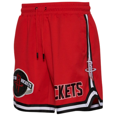 Shop Pro Standard Mens Houston Rockets  Nba Team Shorts In Red/black