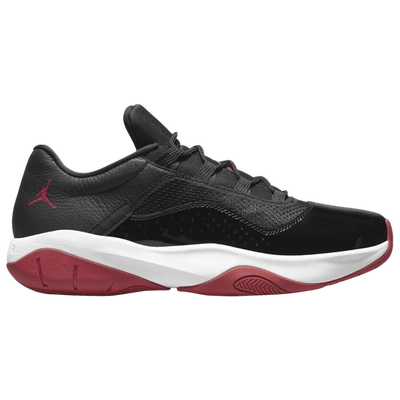 Shop Jordan Mens  Aj 11 Low Cmft In Black/white/red