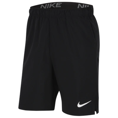 Shop Nike Mens  Flex Woven Training Football Shorts 3.0 In Black/white