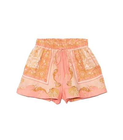 Shop Alemais Ursula Short In Pink In Multi