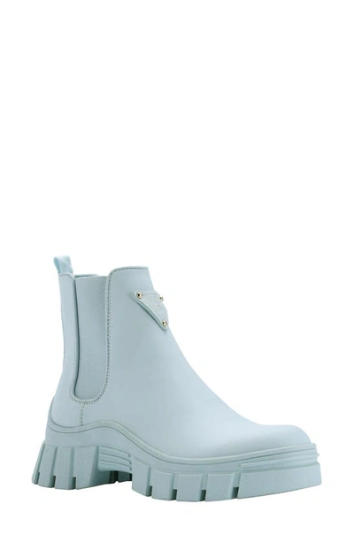 Shop Guess Hestia Chelsea Boot In Pale Blue
